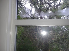 Double glazing condensation Bristol.